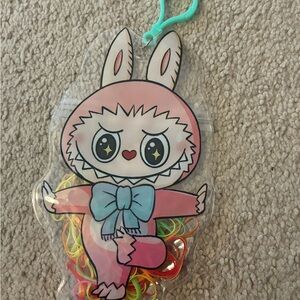 Cute Pink Bunny labubu Character Bag